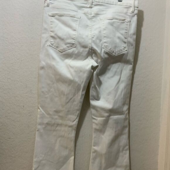 Frame Denim Le High Flare Jeans in Blanc White Sz 31 - Picture 13 of 13
